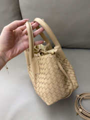 Uubags Bottega Veneta Small Pinacoteca Tote Bag In Shore/zesty Intrecciato Silky Calf Leather 24x12x15cm - 2