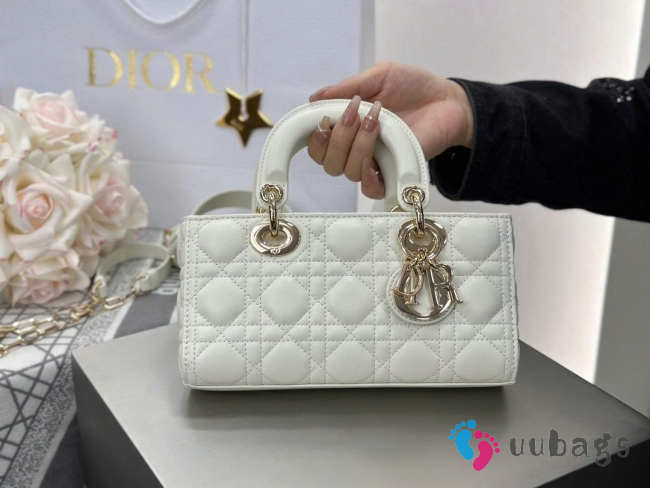 Uubags Dior Small Lady D-Joy Bag Latte Cannage Lambskin 22x12x6cm - 1