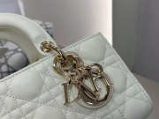 Uubags Dior Small Lady D-Joy Bag Latte Cannage Lambskin 22x12x6cm - 4