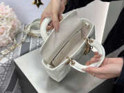 Uubags Dior Small Lady D-Joy Bag Latte Cannage Lambskin 22x12x6cm - 3