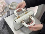 Uubags Dior Small Lady D-Joy Bag Latte Cannage Lambskin 22x12x6cm - 2