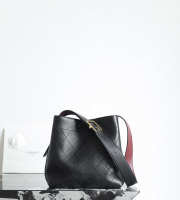 Uubags Chanel Medium Bucket Bag In Calfskin & Gold-Tone Metal Black 23x23x14.5cm - 4