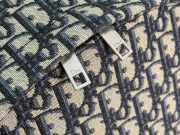 Uubags Dior Jett Zipped Backpack Beige and Black Dior Oblique Jacquard 32x42x19cm - 5
