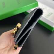 Uubags Bottega Veneta Andiamo Long Wallet In Black 19x9.5x0.5cm - 5