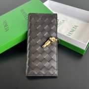 Uubags Bottega Veneta Andiamo Long Wallet In Pickle 19x9.5x0.5cm - 1