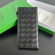 Uubags Bottega Veneta Andiamo Long Wallet In Obsidian Gray 19x9.5x0.5cm - 4