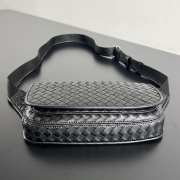 Uubags Bottega Veneta Veneto Belt Bag In Black Soft Intrecciato Nappa Leather 32.5x13.5x5cm - 5