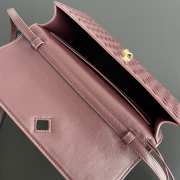 Uubags Bottega Veneta Andiamo Clutch 25 In Deep Mahogany 24x13.5x7cm - 5