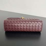 Uubags Bottega Veneta Andiamo Clutch 25 In Deep Mahogany 24x13.5x7cm - 4