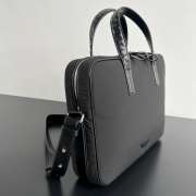 Uubags Bottega Veneta Crossroads Briefcase In Black 39x28.5x8.5cm - 6