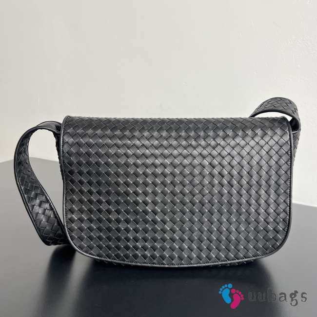 Uubags Bottega Veneta Veneto Large Messenger In Black 36x24x10cm - 1