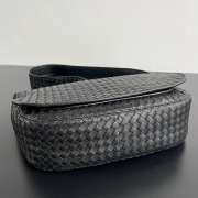 Uubags Bottega Veneta Veneto Large Messenger In Black 36x24x10cm - 5