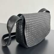 Uubags Bottega Veneta Veneto Large Messenger In Black 36x24x10cm - 4