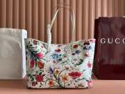 Uubags Gucci Tribeca large tote bag in white and multicolor canvas 38x29.5x13cm - 6