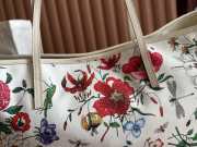 Uubags Gucci Tribeca large tote bag in white and multicolor canvas 38x29.5x13cm - 4