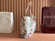 Uubags Gucci Tribeca large tote bag in white and multicolor canvas 38x29.5x13cm - 3