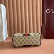 Uubags Gucci Horsebit Web small camera bag in sand and brown GG canvas 22x13.5x9cm - 2