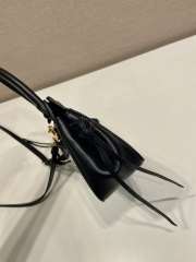 Uubags Prada 1BA511 carry mini leather handbag in black 20x13.5x6cm - 4