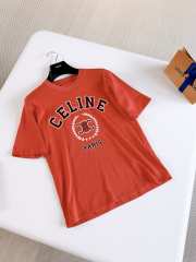 Uubags Celine T-shirt in cotton jersey red cycliste - 1