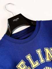 Uubags Celine T-shirt in cotton jersey blue cycliste - 2