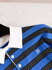 Uubags Celine polo in striped cotton blue/white/black - 2