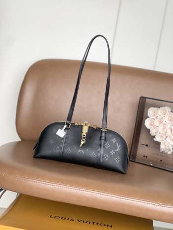 Uubags Louis Vuitton M3A167 Squire East West Bag Boldly Black Calfskin 29x14x8cm