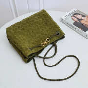 Uubags Bottega Veneta Andiamo Medium Bag In Military Green 32x24x12cm - 6