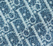 Uubags Dioriviera Small Spongy Book Tote Blue and White Spongy Dior Oblique Fabric 25.5x21.5x17cm - 2