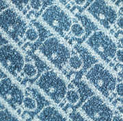 Uubags Dioriviera Medium Spongy Book Tote Blue Spongy Dior Oblique Fabric 36x27x16cm - 2