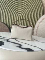 Uubags Loro Piana Travel Pouch Cotton, Linen In Natural/Caramel Sugar/Sun Gold 22x15x7.5cm - 1