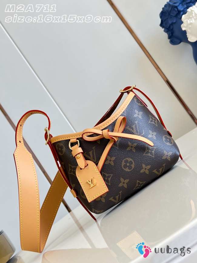 Uubags Louis Vuitton M2A711 Nano CarryAll Bag Monogram Coated Canvas 16x15x9.5cm - 1