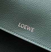 Uubags Loewe Medium Pebble Messenger Bag In Supple Grained Calfskin Green 23x18x9cm - 5