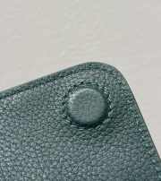Uubags Loewe Medium Pebble Messenger Bag In Supple Grained Calfskin Green 23x18x9cm - 3