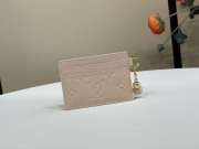 Uubags Louis Vuitton M28995 LV Charms Card Holder Hazelnut Brown 10.2x7.3x0.3cm - 3