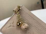 Uubags Louis Vuitton M28995 LV Charms Card Holder Hazelnut Brown 10.2x7.3x0.3cm - 2