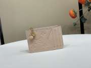 Uubags Louis Vuitton M28985 Romy Card Holder In Hazelnut Brown 12x8x0.8cm - 1