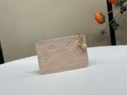 Uubags Louis Vuitton M28985 Romy Card Holder In Hazelnut Brown 12x8x0.8cm - 4