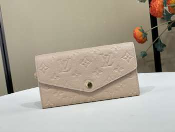 Uubags Louis Vuitton M29465 Sarah Wallet In Cream 19x10.5x2cm