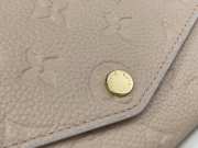 Uubags Louis Vuitton M29465 Sarah Wallet In Cream 19x10.5x2cm - 5