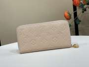 Uubags Louis Vuitton M28969 Zippy Wallet In Cream Cowhide Leather 19.5x10.5x2.5cm - 4