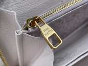 Uubags Louis Vuitton M28969 Zippy Wallet In Cream Cowhide Leather 19.5x10.5x2.5cm - 3