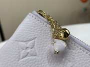 Uubags Louis Vuitton M28992 Key Pouch Wallet Sweet Lavender Purple Cowhide 12x7x1.5cm - 5