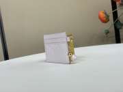 Uubags Louis Vuitton M29250 LV Charms Card Holder Sweet Lavender Purple 10.2x7.3x0.3cm - 4