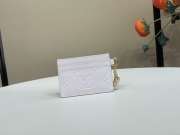 Uubags Louis Vuitton M29250 LV Charms Card Holder Sweet Lavender Purple 10.2x7.3x0.3cm - 3