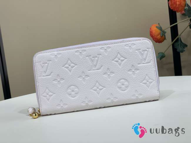 Uubags Louis Vuitton M28969 Zippy Wallet In Sweet Lavender Cowhide Leather 19.5x10.5x2.5cm - 1
