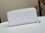 Uubags Louis Vuitton M28969 Zippy Wallet In Sweet Lavender Cowhide Leather 19.5x10.5x2.5cm - 3