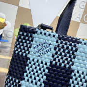 Uubags Louis Vuitton N40879 Mini Shopper Tote Bag In Baby Blue/Navy Blue 26x20x10cm - 2