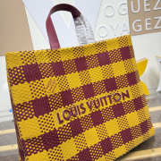 Uubags Louis Vuitton N40880 Shopper Tote MM In Yellow/Mustard 40x32x16cm - 3