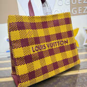 Uubags Louis Vuitton N40880 Shopper Tote MM In Yellow/Mustard 40x32x16cm - 2