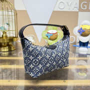 Uubags Louis Vuitton M29879 Pochette Hills Bag Monogram Emblème Bleu 18.5x11x6.5cm - 5